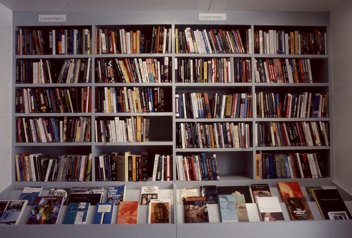 Installation view, The Bookshop Piece, Greene Naftali, New York, 1998