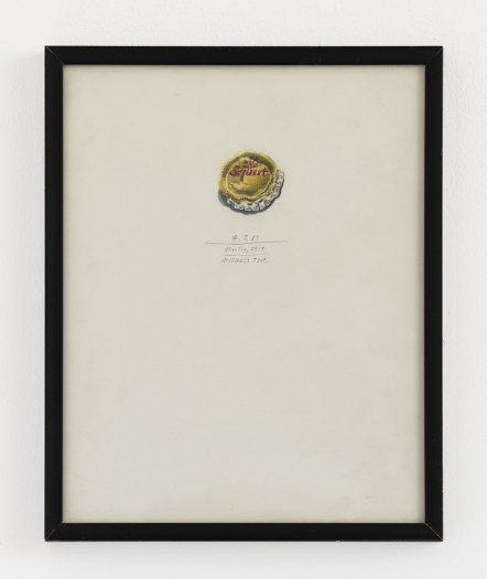 Candy Jernigan, Oberlin, Ohio, Midwest Tour, 1983, Colored pencil on paper, Image: 10 x 8 inches (25.4 x 20.3 cm), Frame: 10 1/2 x 8 1/2 x 3/4 inches (26.7 x 21.6 x 1.9 cm)