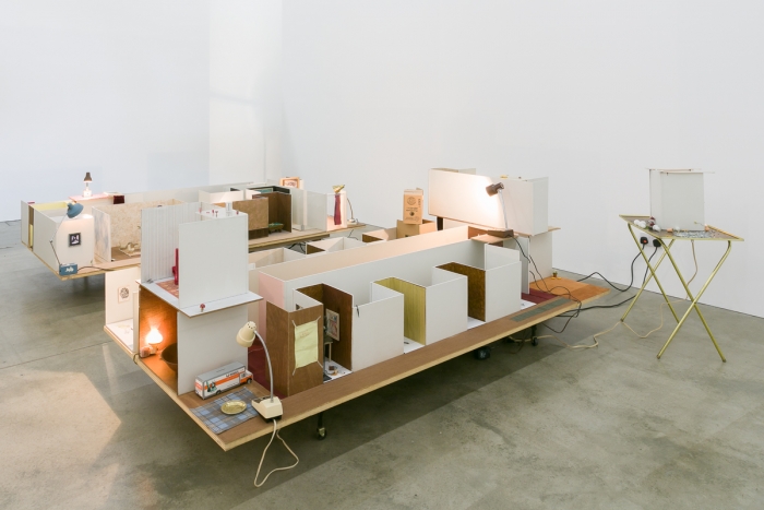 Julie Becker, Researchers, Residents, A Place to Rest, 1993-1996, Installation view, I must create a Master Piece to pay the Rent, ICA London, 2018