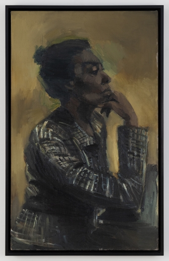 Lynette Yiadom-Boakye Jubilee, 2016 Oil on canvas 41 1/2 x 25 3/4 inches (105.4 x 65.4 cm)