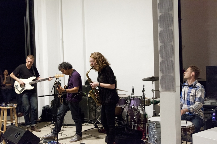 Performance view, Das Audit, Greene Naftali, New York, September 18, 2014