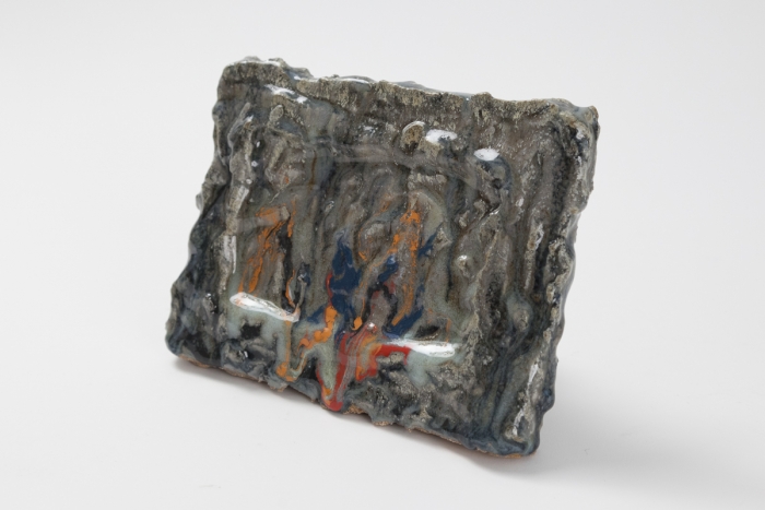 Trisha Baga Night Sports, 2018 Glazed ceramic 5 1/2 x 8 x 4 1/2 inches (14 x 20.3 x 11.4 cm)