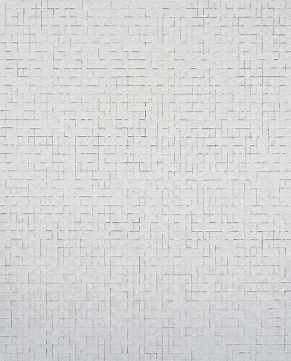 Chung Sang-Hwa Untitled 2015-2-17, 2015 Acrylic and kaolin on canvas 63 7/8 x 51 3/8 inches (162.2 x 130.3 cm)