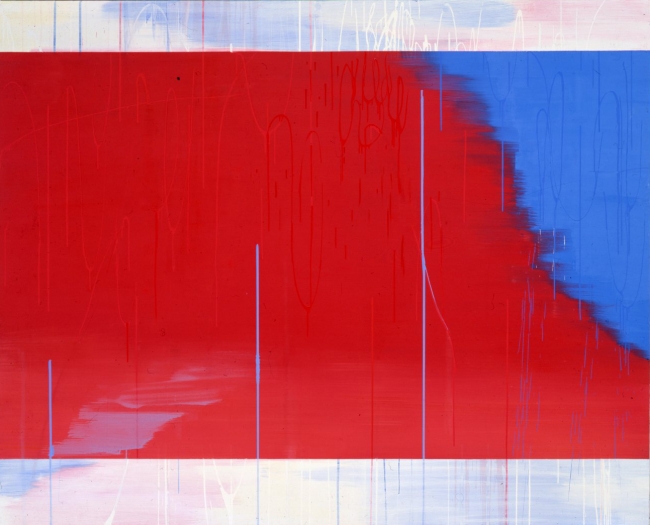 Ring of Fire, 2001, Oil on linen, 72 x 90 inches