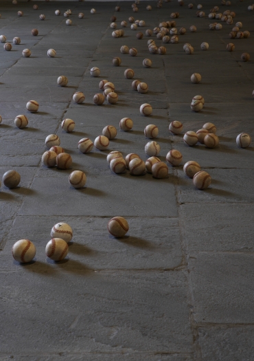 Lutz Bacher, Baseballs II, 2011