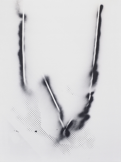 Michael Krebber Untitled (1), 2013 Lacquer on canvas 63 x 47 1/2 inches (160 x 120 cm)