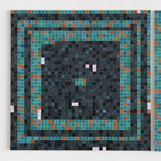 Allen Ruppersberg, Three San Francisco Poets (Bill Berkson), 2017 (detail)