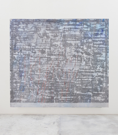 Jacqueline Humphries o://:hdddd, 2017 Oil on linen 114 x 127 inches (289.6 x 322.6 cm)