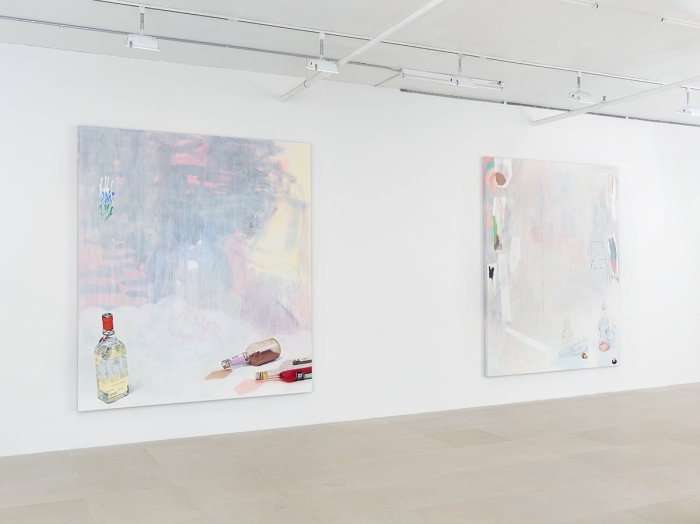 Monika Baer, Installation view, on hold, Greene Naftali, New York, 2015