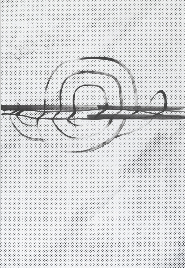 Michael Krebber MK.325, 2016 Lacquer on canvas 86 5/8 x 59 1/8 inches (220 x 150 cm)
