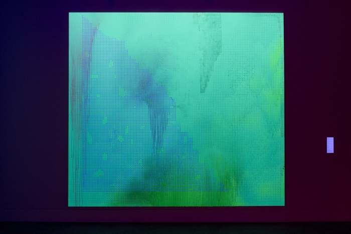 Jacqueline Humphries, Installation view, âContemporary Arts Center New Orleans, 2015