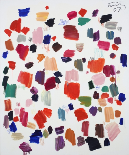 Günther Förg Untitled, 2007 Acrylic and oil on canvas 71 x 59 1/8 inches (180.3 x 150.2 cm)