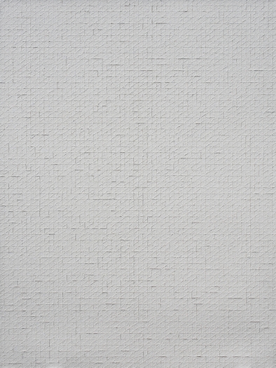 Chung Sang-Hwa Untitled 2014-2-12, 2014 Acrylic and kaolin on canvas 102 1/8 x 76 3/8 inches (259.1 x 193.9 cm)