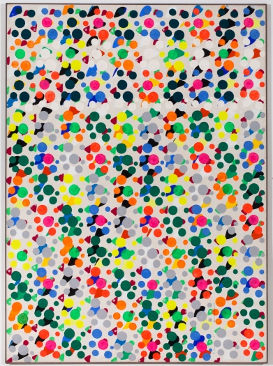 Konrad Lueg Untitled , 1966 Casein tempera on canvas 78 3/4 x 59 inches (200 x 150 cm)