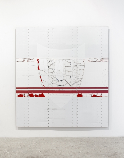 Wyo, 2014, Aluminum semi-trailer, 99 x 91 1/4 inches