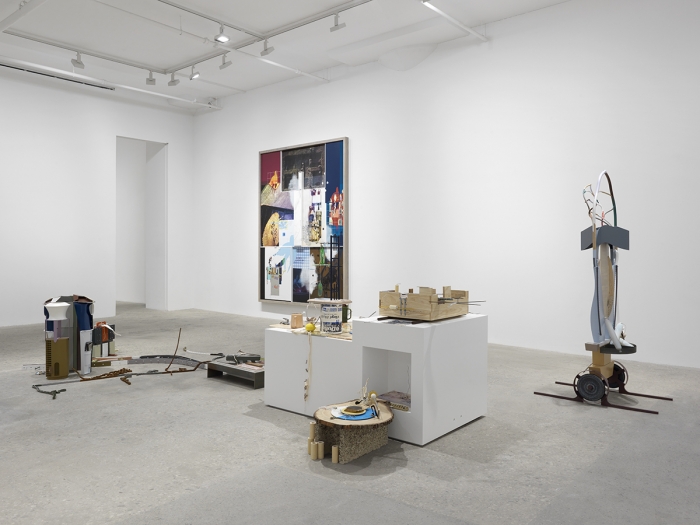 Helen Marten The Lemon, 2015 Steel; Aluminium; hand thrown glazed ceramic; airbrushed steel; Model Board; Maple; Walnut; fur; cast Resin; cast Jesmonite; stitched fabric; brass; Xenophora shell; Oyster shell; stitched and embroidered fabric; burnt Fimo; glass; model trees; recycled paper; clay; ribbon; chipboard; painted polyurethane; sequins Overall: 83 1/2 x 265 1/4 x 145 inches (212.1 x 673.7 x 368.3 cm)Helen Marten The Lemon, 2015 Steel; Aluminium; hand thrown glazed ceramic; airbrushed steel; Model Board; Maple; Walnut; fur; cast Resin; cast Jesmonite; stitched fabric; brass; Xenophora shell; Oyster shell; stitched and embroidered fabric; burnt Fimo; glass; model trees; recycled paper; clay; ribbon; chipboard; painted polyurethane; sequins Overall: 83 1/2 x 265 1/4 x 145 inches (212.1 x 673.7 x 368.3 cm)
