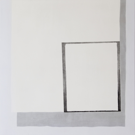 R.H. Quaytman, Preview of Angelus Novus, 2014, Silkscreen ink, gesso on wood, 32 3/8 x 32 3/8 inches