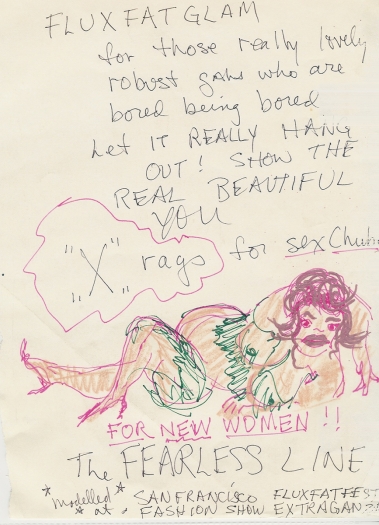 Paul Sharits Fluxfatglam Mixed media on paper 11 x 8 1/2 inches (27.9 x 21.6 cm)