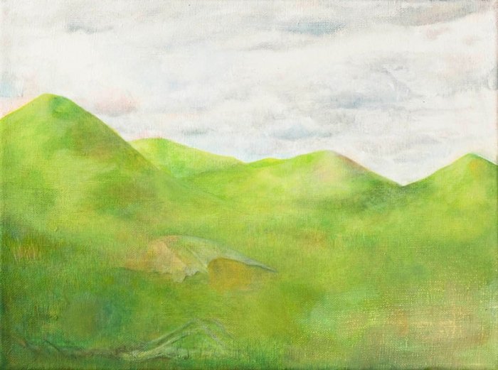 Katharina Wulff, Untitled, 2010, oil on canvas, 11 3/4 x 15 3/4 inches