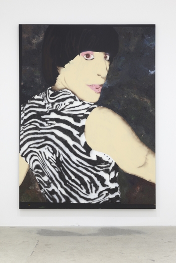 Mathieu Malouf Brüno, 2015 Oil and polymer on linen 106 3/8 x 78 3/4 x 1 3/8 inches (270 x 200 x 3.5 cm)