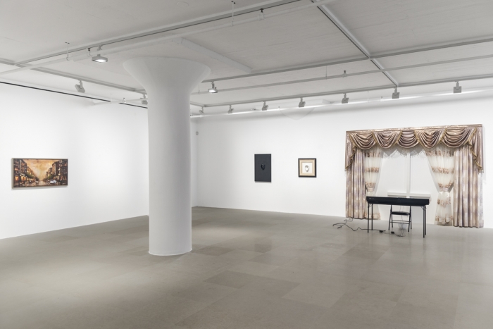 Nicolas Ceccaldi, Installation view, The Stroke of Midnight, Greene Naftali, New York