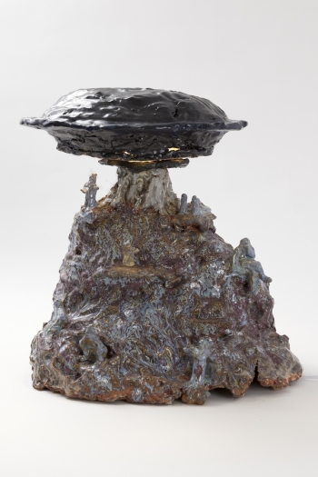 Trisha Baga Lesbo Island Chapter Three, 2018 Glazed ceramic 17 1/2 x 15 1/2 x 13 inches (44.5 x 39.4 x 33 cm) (TB.593)