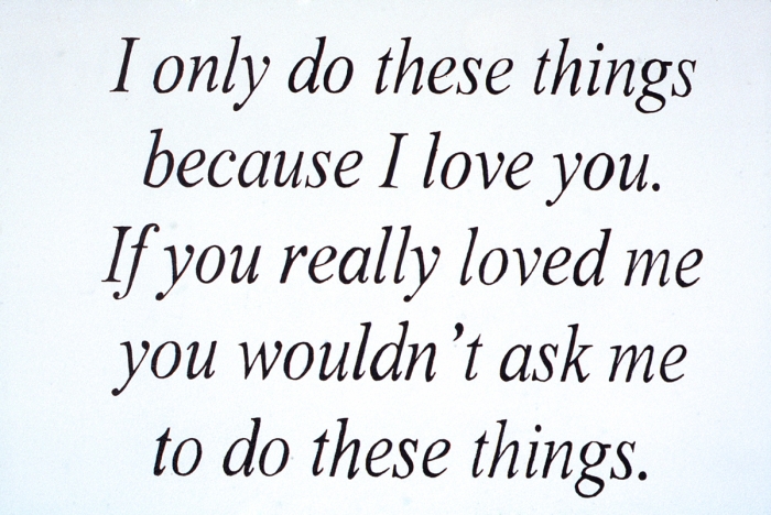 Gary Rough, I Only Do These Things..., 1999, Wall paint, Dimensions variable