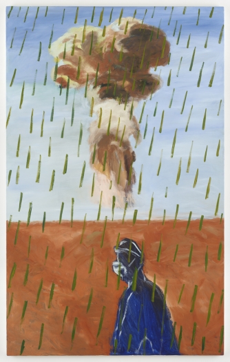Gang Zhao, Collusion, 2018, Oil on canvas, 79 x 49 inches (200.7 x 124.5 cm)