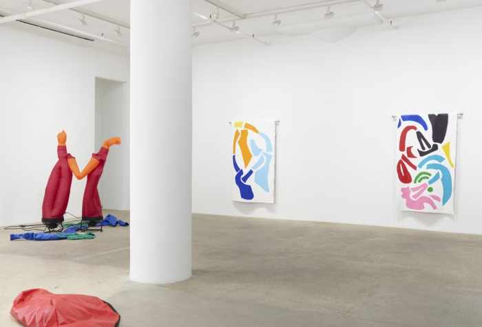Paul Chan, Installation view, The Bather's Dilemma, Greene Naftali, New York, 2019