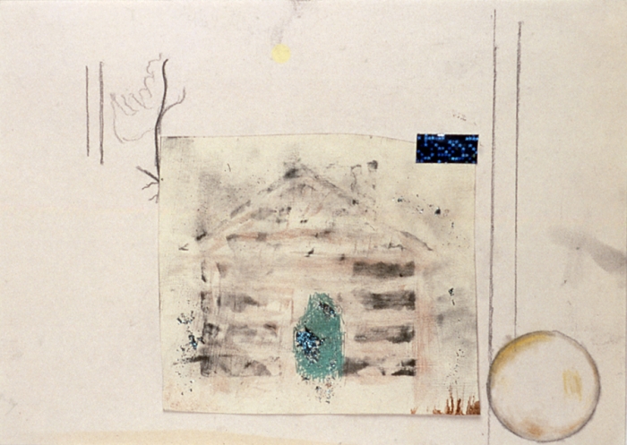 Julie Becker, Untitled, 2002, mixed media on paper, 8 1/2 x 11 inches