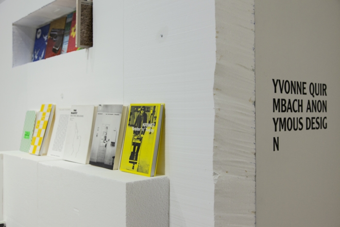 Yvonne Quirmbach, Installation view, Anonymous Design, 2018