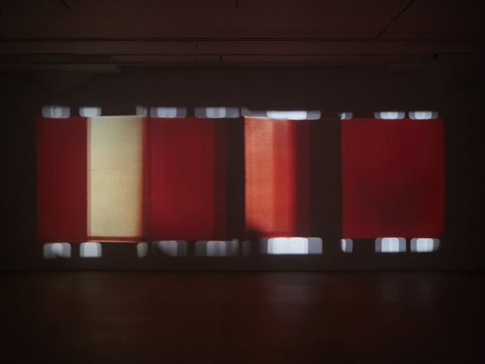 Paul sharits Installation view, Dream Displacement, Greene Naftali, New York, 2015