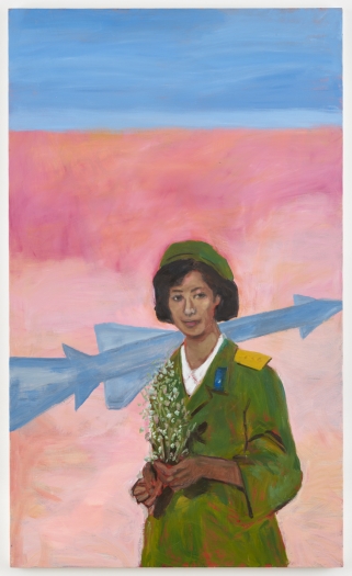 Gang Zhao The Romance, 2017 Oil on canvas 63.78 x 38.19 inches (162 x 97 cm)