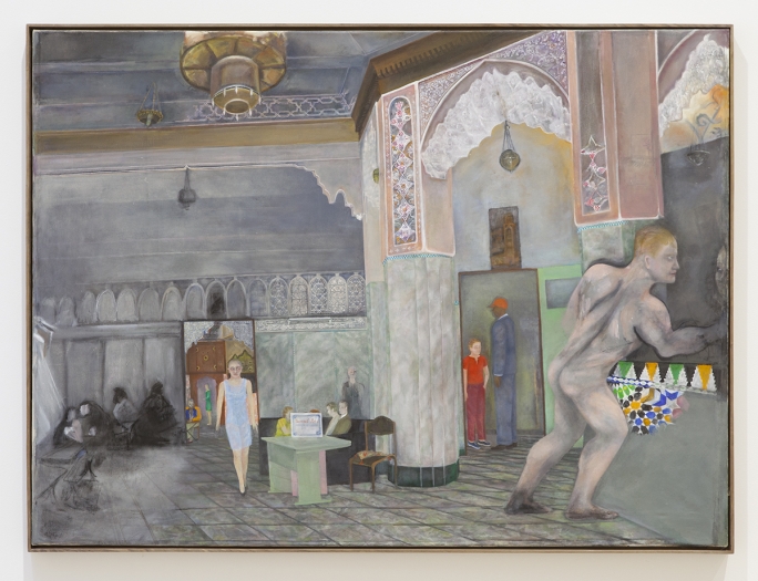 Katharina Wulff Untitled, 2016 Oil on canvas 51 3/8 x 68 3/4 inches (130.7 x 174.5 cm) Frame: 52 5/8 x 69 5/8 x 2 3/8 inches (133.7 x 176.8 x 6 cm)