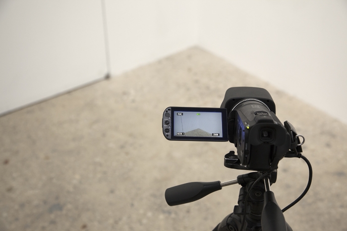 John Knight Corner displacement, 1970 (detail) Closed circuit video Dimensions Variable
