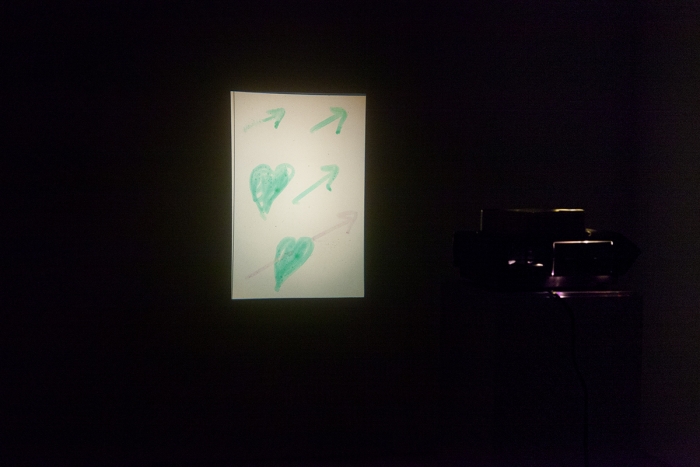 Marcel Broodthaers, Sex Film, 1971-1972, 33 Slides, felt pen on blank film, Dimensions variable