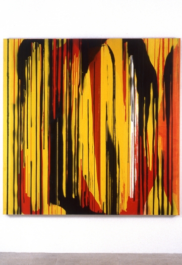 Jacqueline Humphries, Untitled, 1996, oil on canvas, 72 x 72 inches