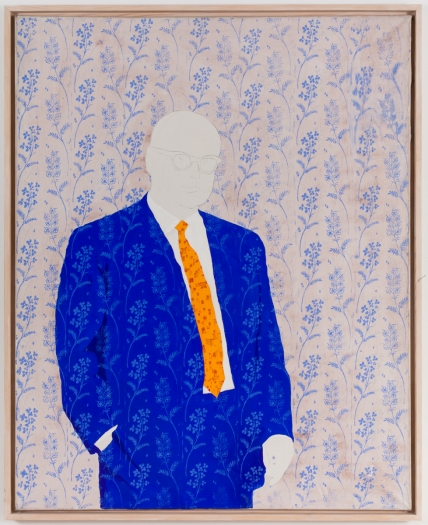 Konrad Lueg, Untitled (Onkel), 1965, Casein tempera on canvas, 49 1/4 x 39 3/8 inches