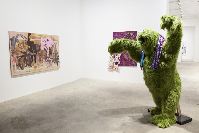 Installation view, Infected Foot, Greene Naftali, 2017