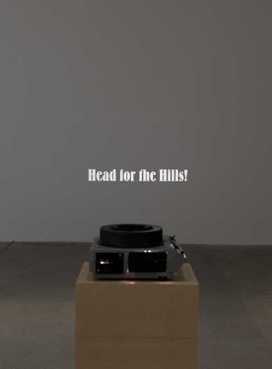 John Knight Where do you live?, 1974 80 Slide projection Dimensions variable