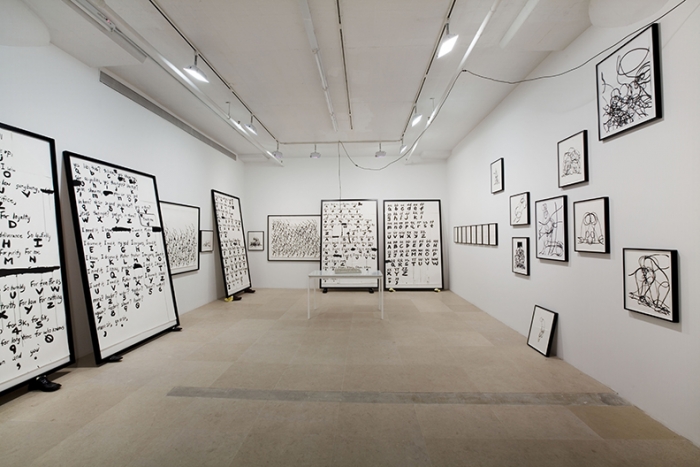 Paul Chan, Installation view, Sade for Sade's sake, Greene Naftali, New York, 2009