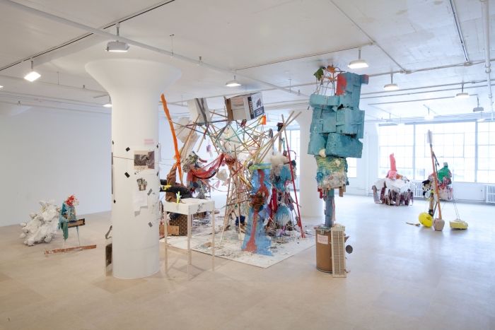 Installation view, Blind Sculpture, Greene Naftali, New York, 2010