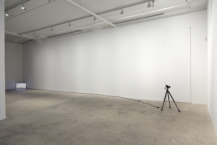 John Knight Corner displacement , 1969 Closed circuit video Dimensions variable