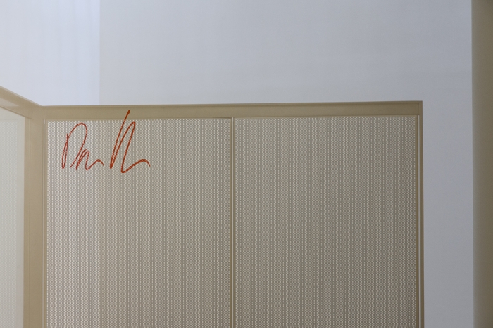 Installation view, Design for Showing Rock Videos, Greene Naftali, New York, 2014