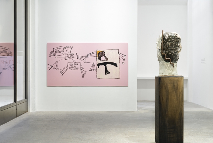 Installation view, 7 Painters, Greene Naftali, New York, 2019