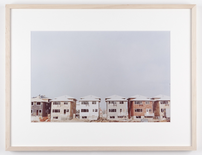 Dan Graham Serial row (rear view), Jersey City, New Jersey, 1968 C-print Framed: 17 1/8 x 22 1/4 inches (43.5 x 56.5 cm)