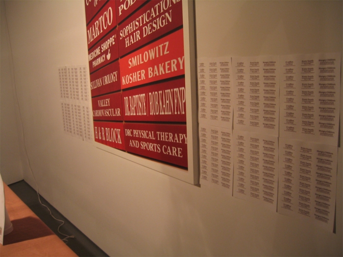 Fia Backström, In Memory of HERD INSTINCT 360º, Greene Naftali, New York, 2006