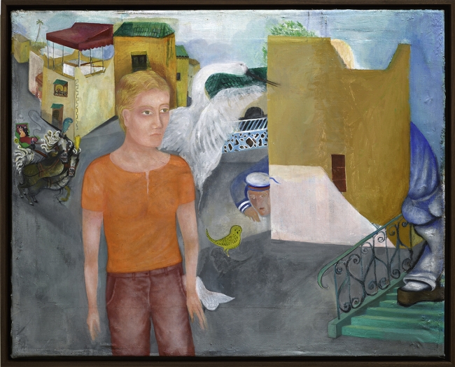 Katharina Wulff der Aufbruch, 2012 Oil and charcoal on canvas 25 5/8 x 20 1/2 inches (65.1 x 52.1 cm)