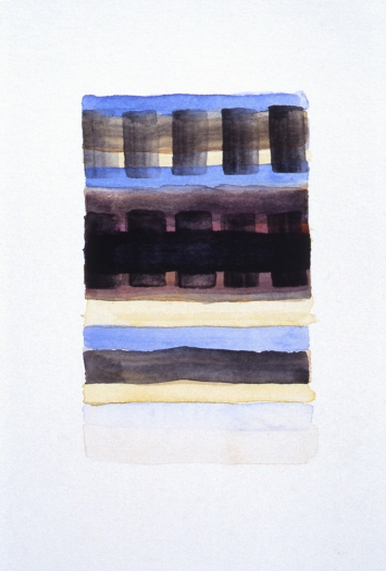 Juan Uslé, Untitled, 1998, Watercolor on paper, 12 x 9 inches