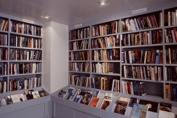 Installation view, The Bookshop Piece, Greene Naftali, New York, 1998